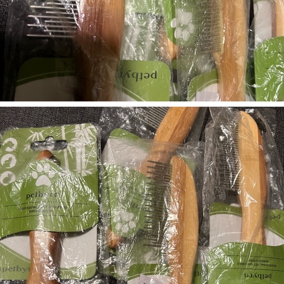 Dog bamboo comb - Picture 1 of 5